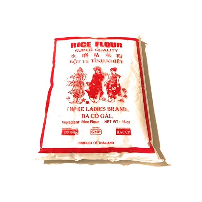 THREE LADIES: Rice Flour, 16 oz