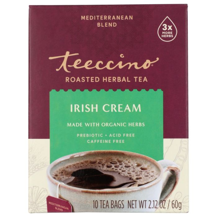 TEECCINO: Irish Cream Herbal Tea, 10 bg