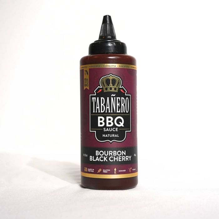 TABANERO: Bourbon Black Cherry Bbq Sauce, 14.5 oz