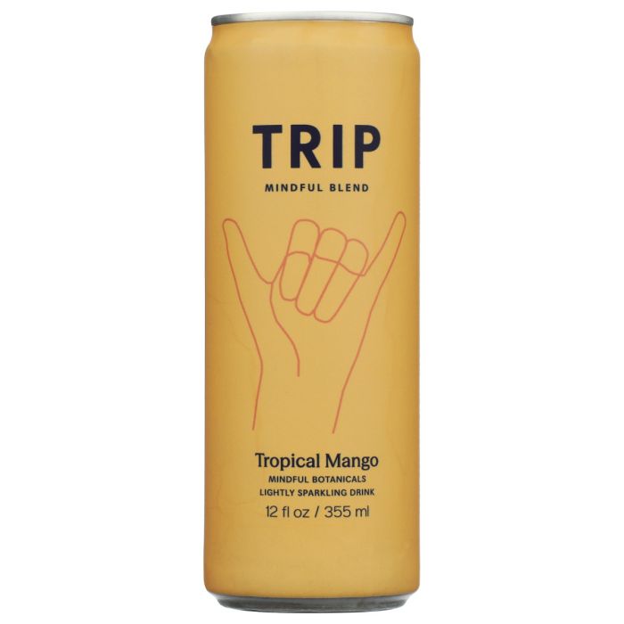 TRIP: Tropical Mango Sparkling Water, 12 fo