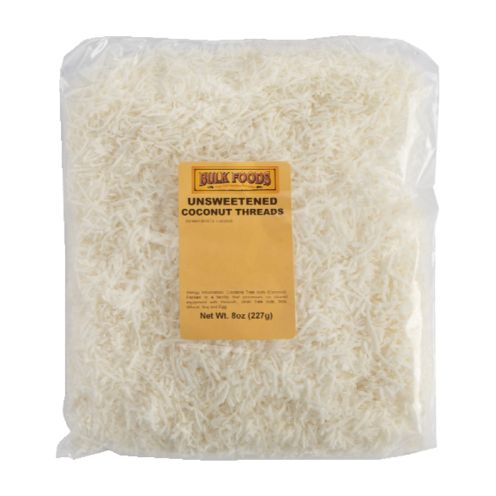 TORN & GLASSER: Unsweetened Coconut Thread, 8 oz
