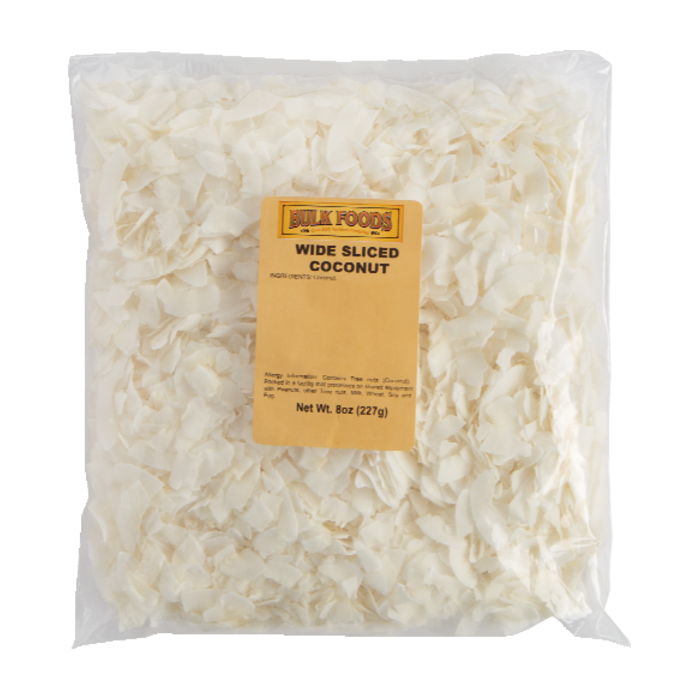 TORN & GLASSER: Wide Sliced Coconut, 8 oz