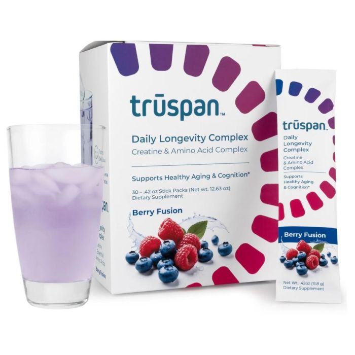 TRUSPAN: Berry Daily Longevity Complex 30 Count, 12.63 oz