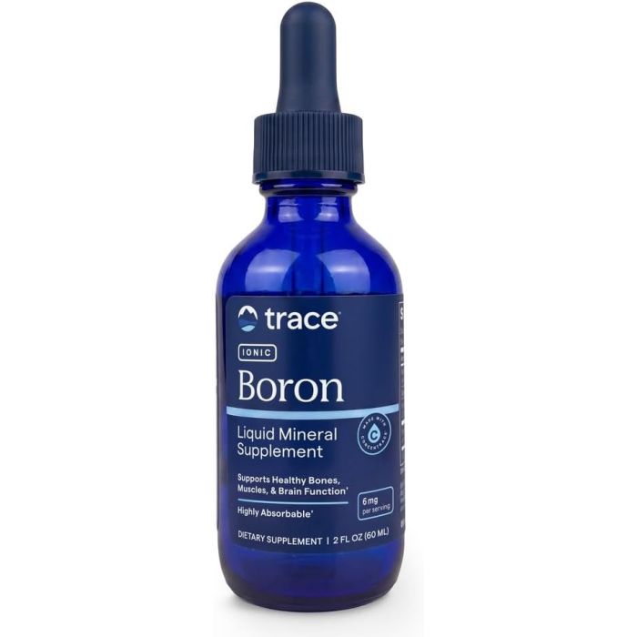 TRACE MINERALS: Ionic Boron Drop, 2 fo