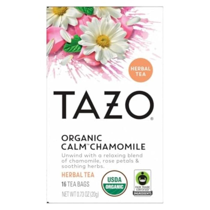 TAZO: Organic Calm Chamomile Tea, 16 bg