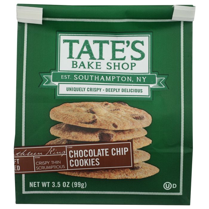 TATES: Chocolate Chip Cookies, 3.5 oz