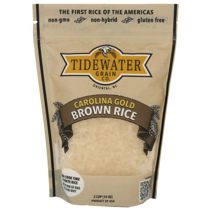 TIDEWATER GRAIN COMPANY: Carolina Gold Brown Rice, 15 oz