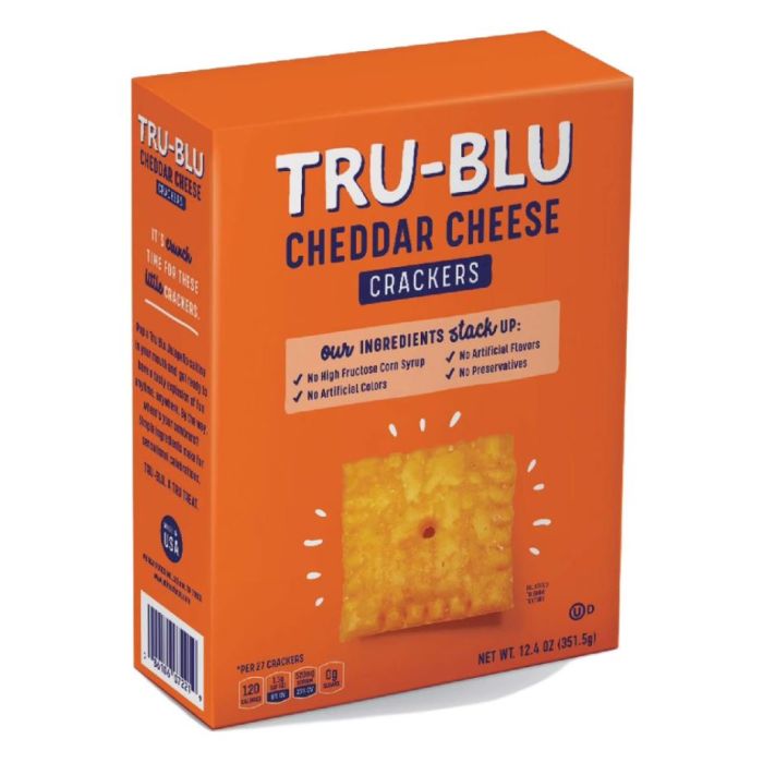 TRUBLU: Cheddar Cheese Crackers, 12.4 oz