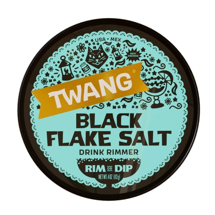 TWANG: Black Flake Salt, 4 oz