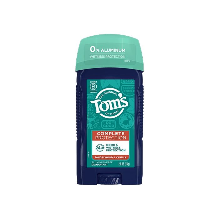 TOMS OF MAINE: Sandalwood Vanilla Deodorant, 2.6 oz