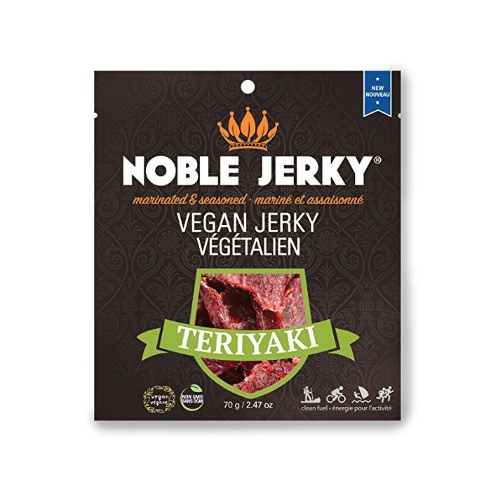 NOBLE JERKY: Vegan Jerky Teriyaki, 2.47 oz