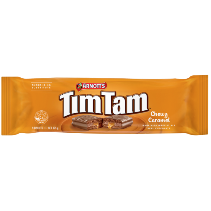 ARNOTTS: TimTam Chewy Caramel Cookie, 6.2 oz