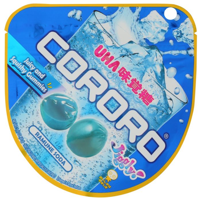 UHA MIKAKUTO: Cororo Ramune Soda Gummy, 1.41 oz