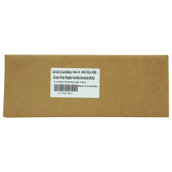 UNCLE CRUMBLES: Maple Vanilla Clusters 5 Count 2lb, 10 lb