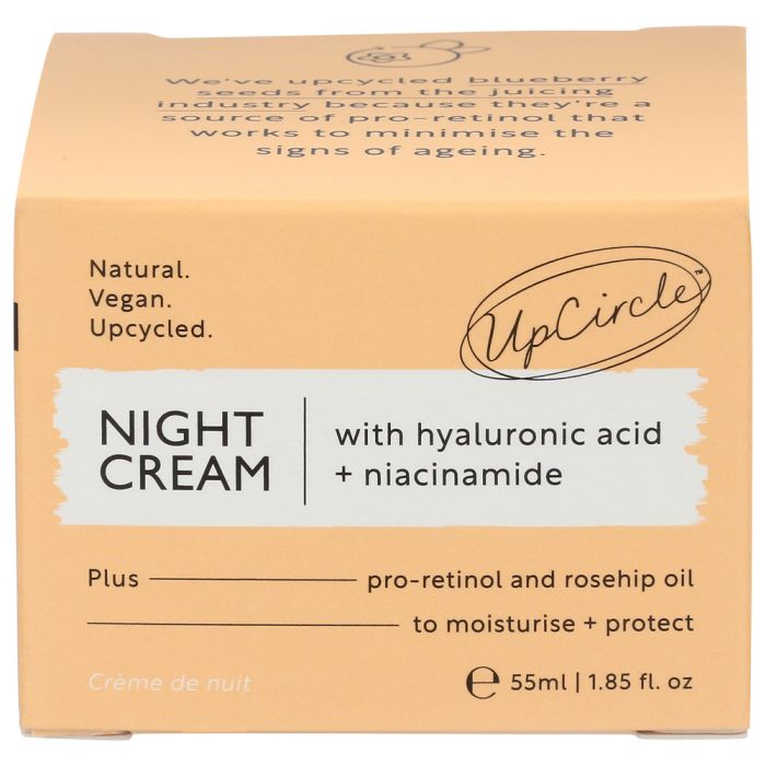 UPCIRCLE: Night Cream with Hyaluronic Acid Plus Niacinamide, 1.9 fo