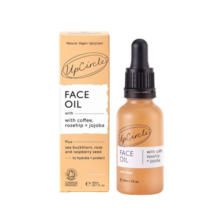 UPCIRCLE: Organic Face Oil with Coffee Extract, 1.01 fo