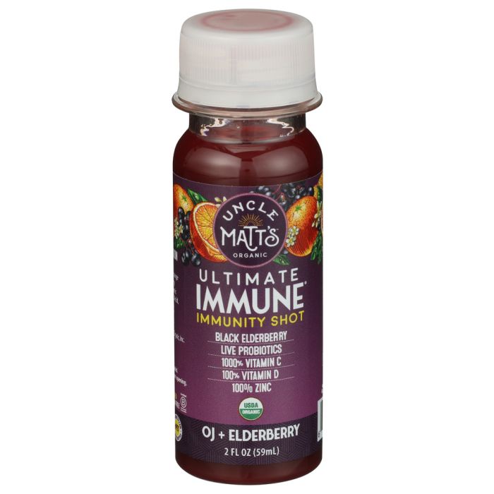 UNCLE MATTS ORGANIC: Ultimate Immune Probiotic Shot, 2 fo