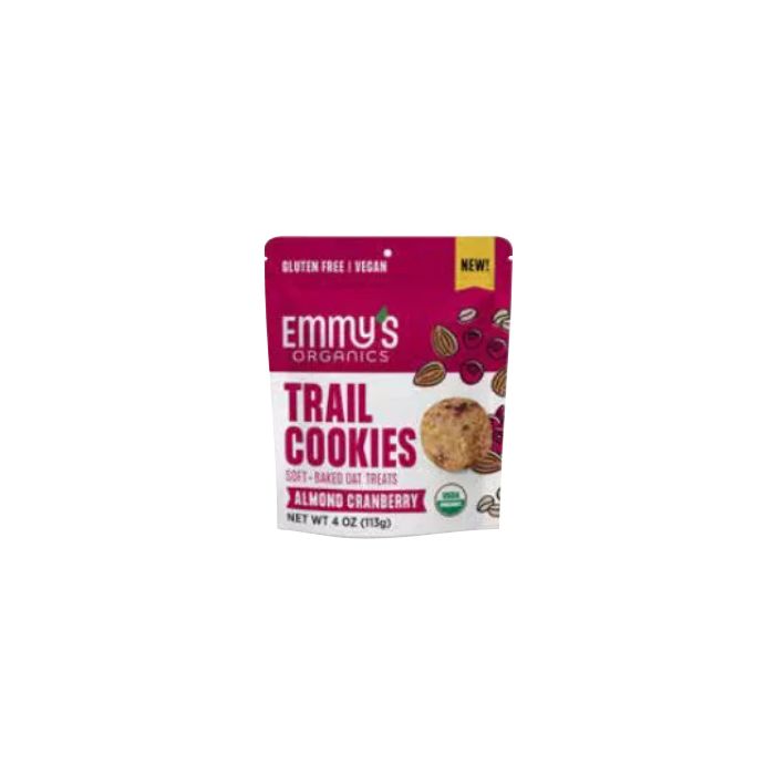 EMMYS ORGANICS: Almond Cranberry Trail Cookies, 4 oz