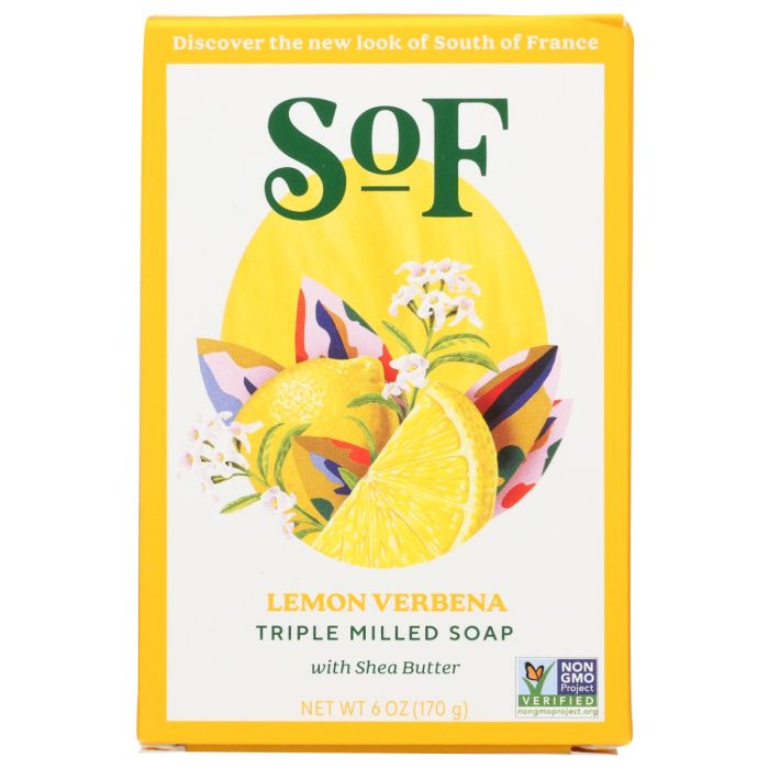 SOUTH OF FRANCE: Lemon Verbena Triple Milled Soap, 6 oz