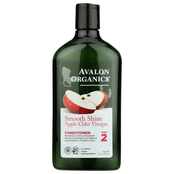 AVALON ORGANICS: Smooth Shine Apple Cider Vinegar Conditioner, 11 oz