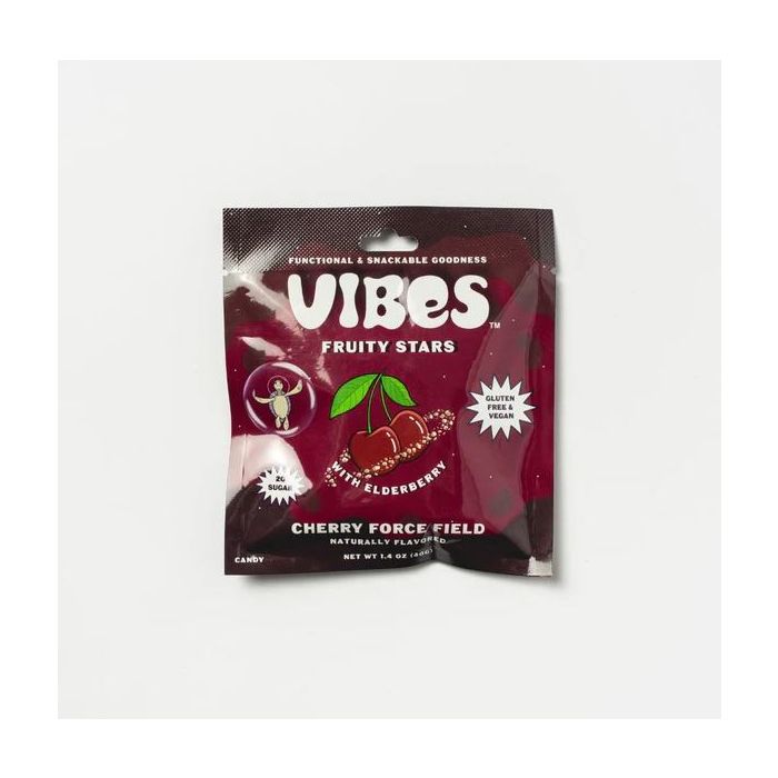 VIBES SNACKS: Cherry Force Field Fruit Snacks, 1.1 oz