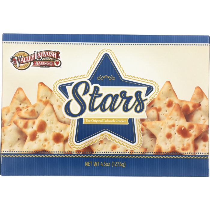 VALLEY LAHVOSH: Stars Original Crackers, 4.5 oz