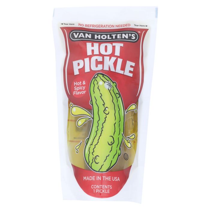 VAN HOLTENS: Hot Jumbo Pickle, 1 ea