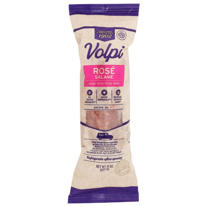 VOLPI: Rose Salame, 8 oz