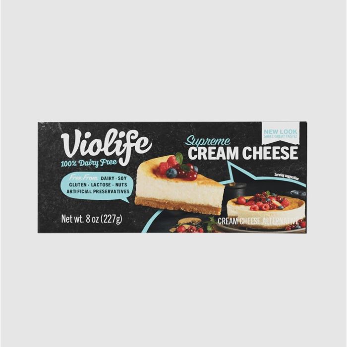 VIOLIFE: Supreme Cream Cheese Block, 8 oz