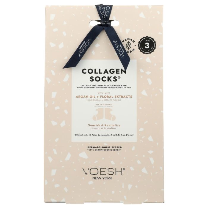 VOESH: Collagen Socks Trio, 0.54 oz