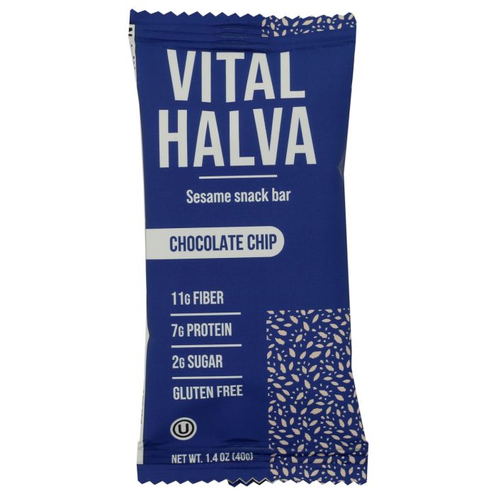 VITAL HALVA: Chocolate Chip Nutri Bar, 1.4 oz