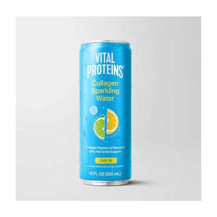 VITAL PROTEINS: Lemon Lime Collagen Sparkling Water, 12 fo