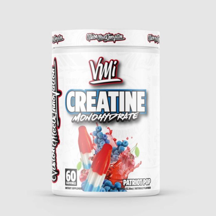 VMI SPORTS: Patriot Pop Creatine Monohydrate Powder, 12.27 oz