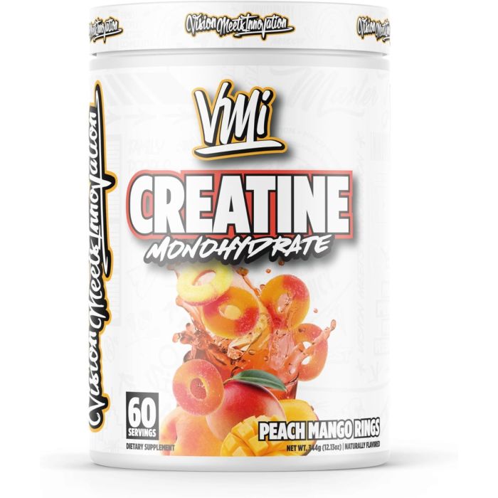 VMI SPORTS: Peach Mango Rings Creatine Monohydrate Powder, 12.06 oz