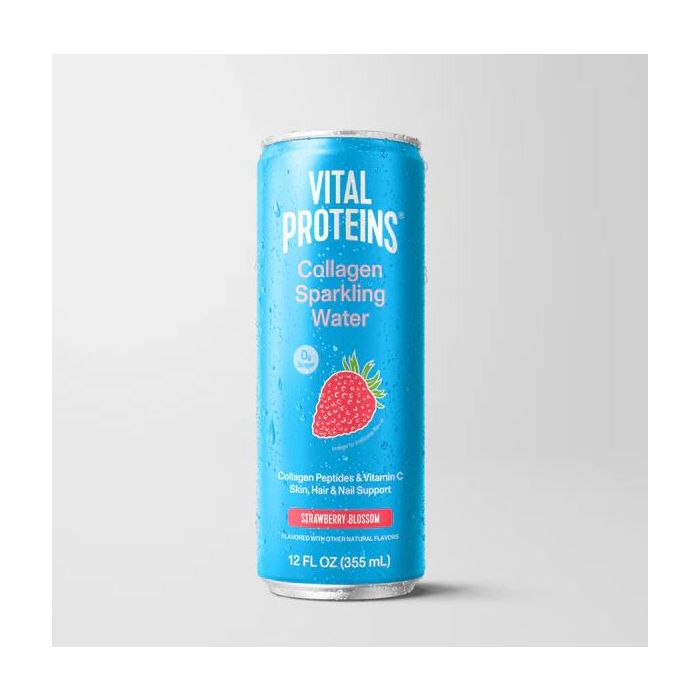 VITAL PROTEINS: Strawberry Blossom Collagen Sparkling Water, 12 fo
