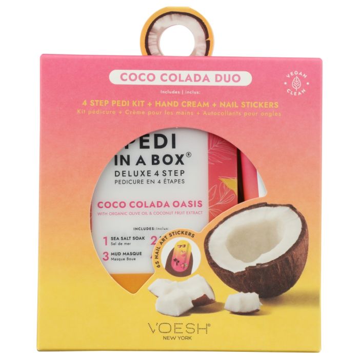 VOESH: Coco Colada Duo Pedi Kit, 4.64 oz