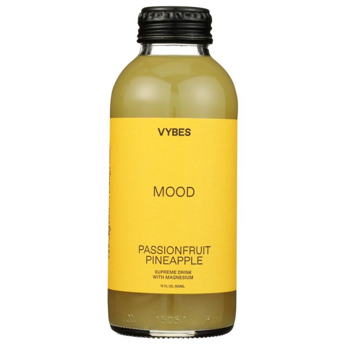 VYBES: Mood Passionfruit Pineapple Beverage, 12 fo