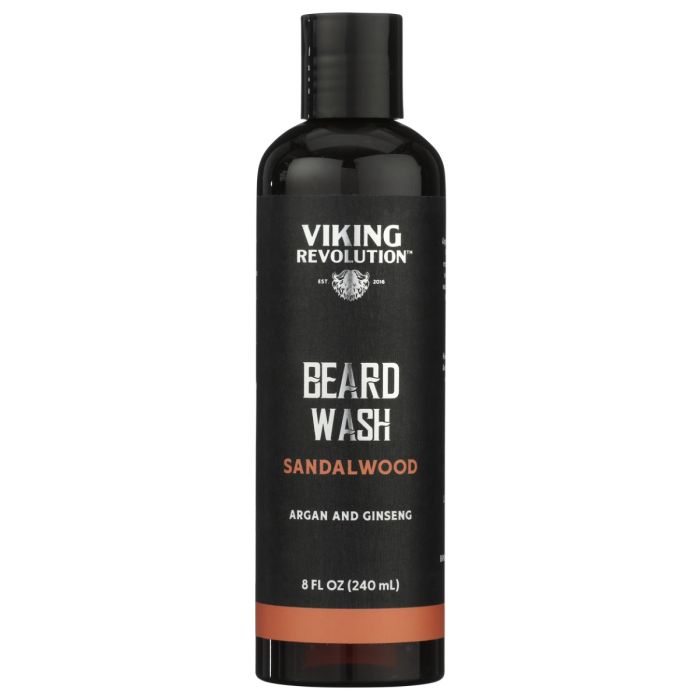 VIKING REVOLUTION: Sandalwood Beard Wash, 8 fo