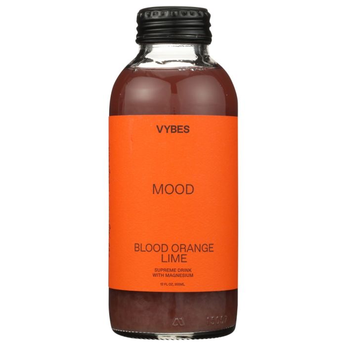 VYBES: Mood Blood Orange Lime Beverage, 12 fo