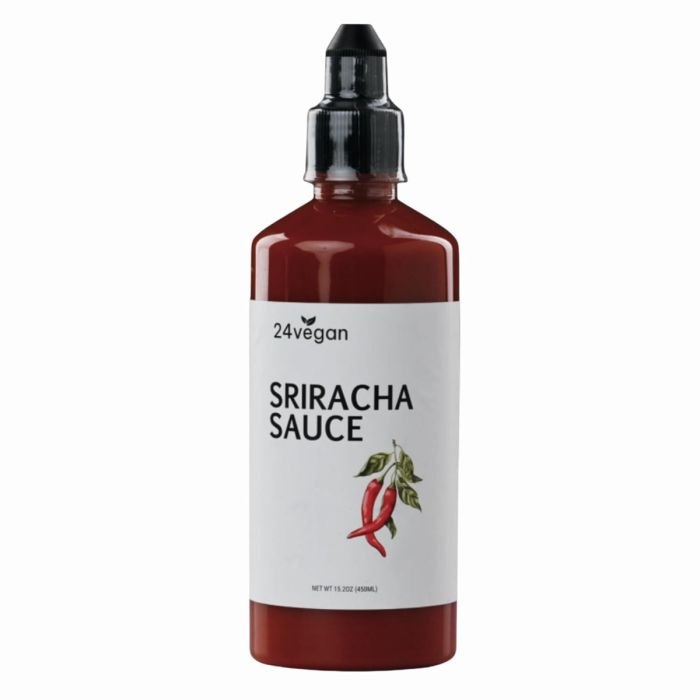 24VEGAN: Sriracha Hot Sauce, 15.2 oz