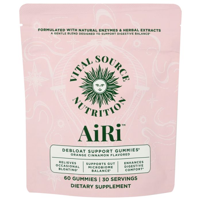 VITAL SOURCE NUTRITION: Womens Airi Debloat, 60 pc