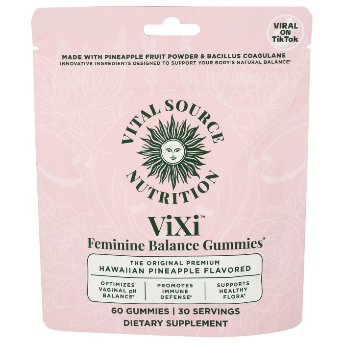 VITAL SOURCE NUTRITION: Womens Vixi Balance Gummies, 60 pc