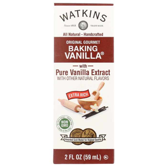 WATKINS: Pure Vanilla Extract, 2 oz