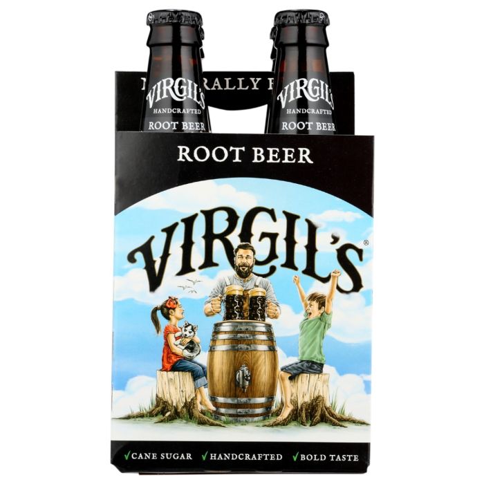 VIRGILS: Handcrafted Root Beer 4Pk, 48 fo