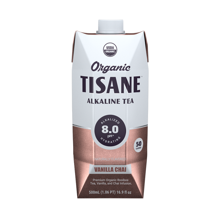 TISANE TEA: Tea Vanilla Chai, 16.9 fo