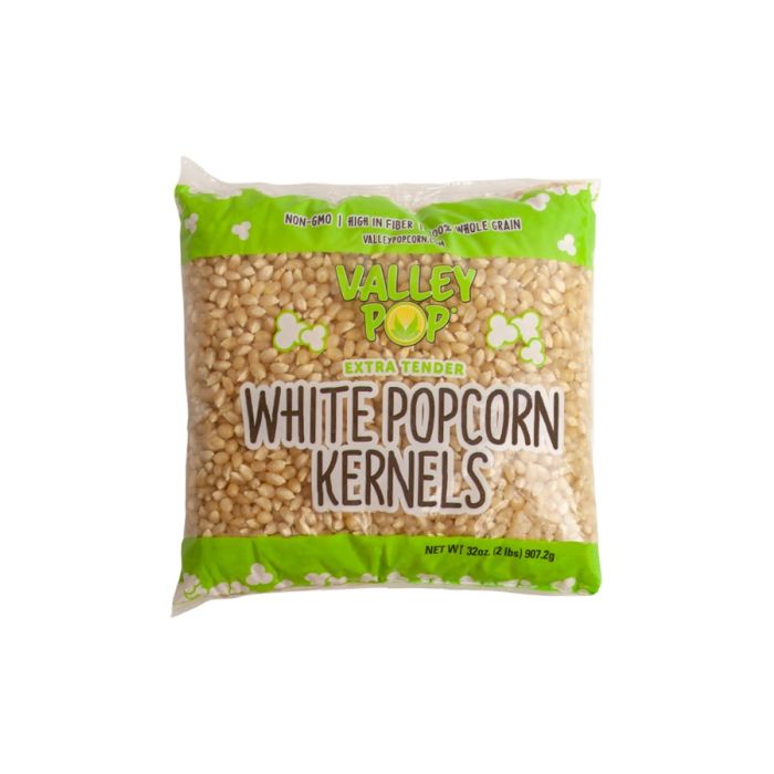 VALLEY POP: Popcorn Kernels White, 2 lb