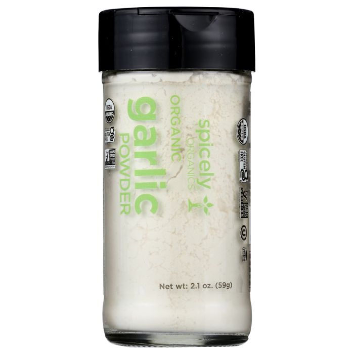 SPICELY ORGANICS: Organic Garlic Powder Jar, 2.1 oz