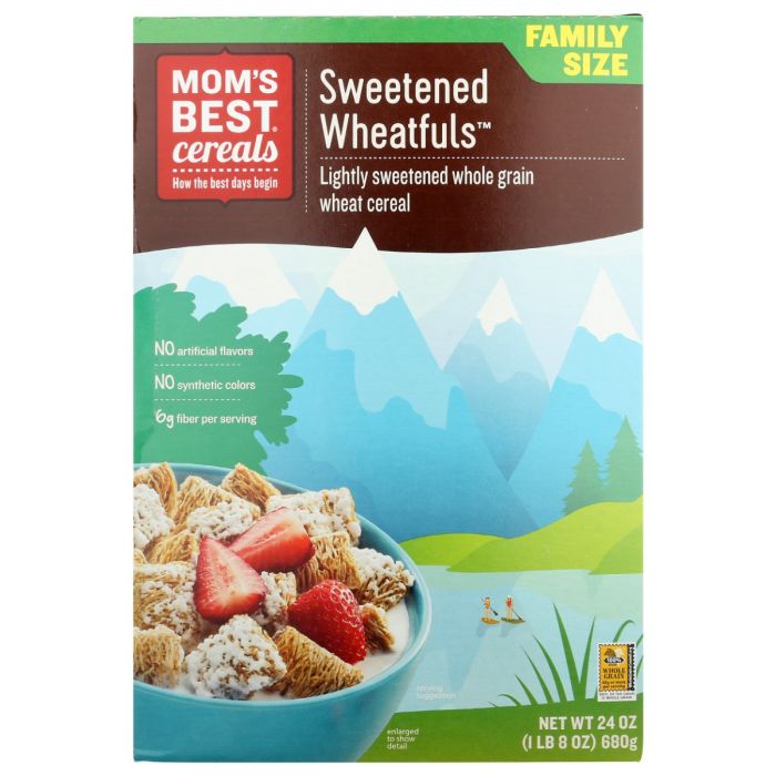 MOMS BEST: Sweetened Wheatfuls Cereal, 24 oz