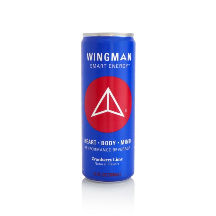 WINGMAN SMART ENERGY: Cranberry Lime Performance Beverage, 12 fo