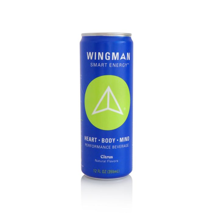 WINGMAN SMART ENERGY: Citrus Performance Beverage, 12 fo